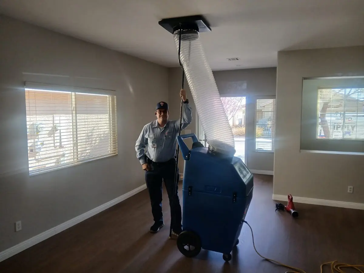 Professional Dryer Vent Cleaning work inside a Shallotte home